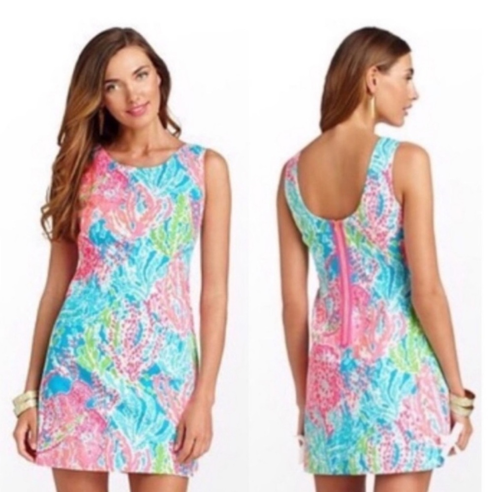 Lilly Pulitzer let’s cha-cha Delia dress shift 00